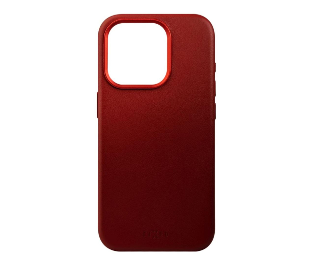 FIXED MagLeather do iPhone 15 czerwony FIXLM-1200-RD - 1227965 - zdjęcie